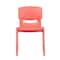 Flash Furniture Red Plastic Stackable School Chair with 13.25" Seat Height, PK2 2-YU-YCX-004-RED-GG - alternate 6